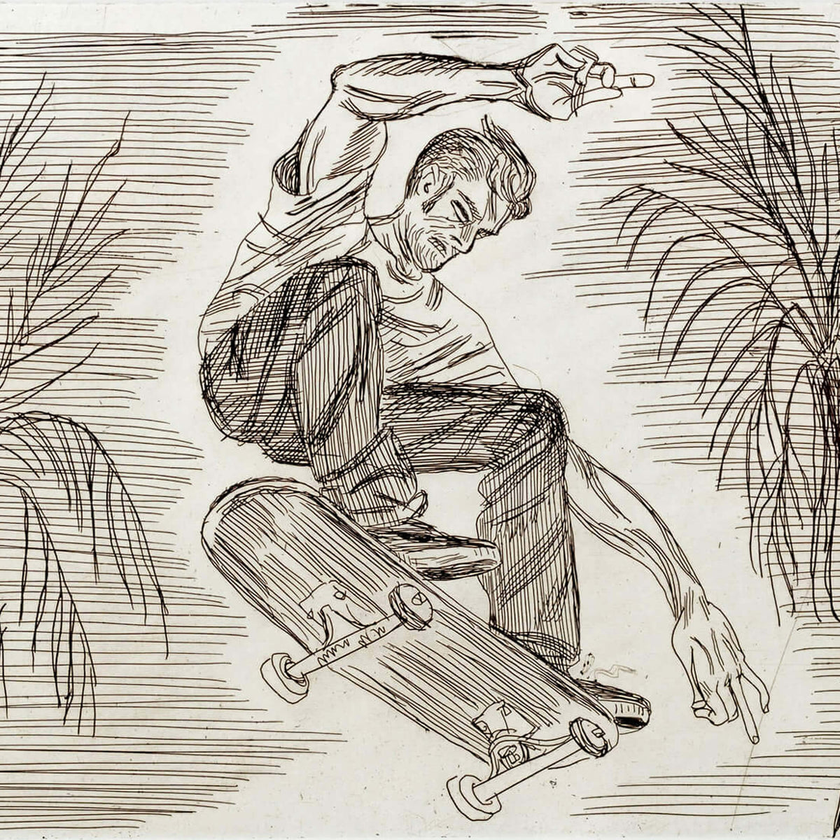 Two palm ollie