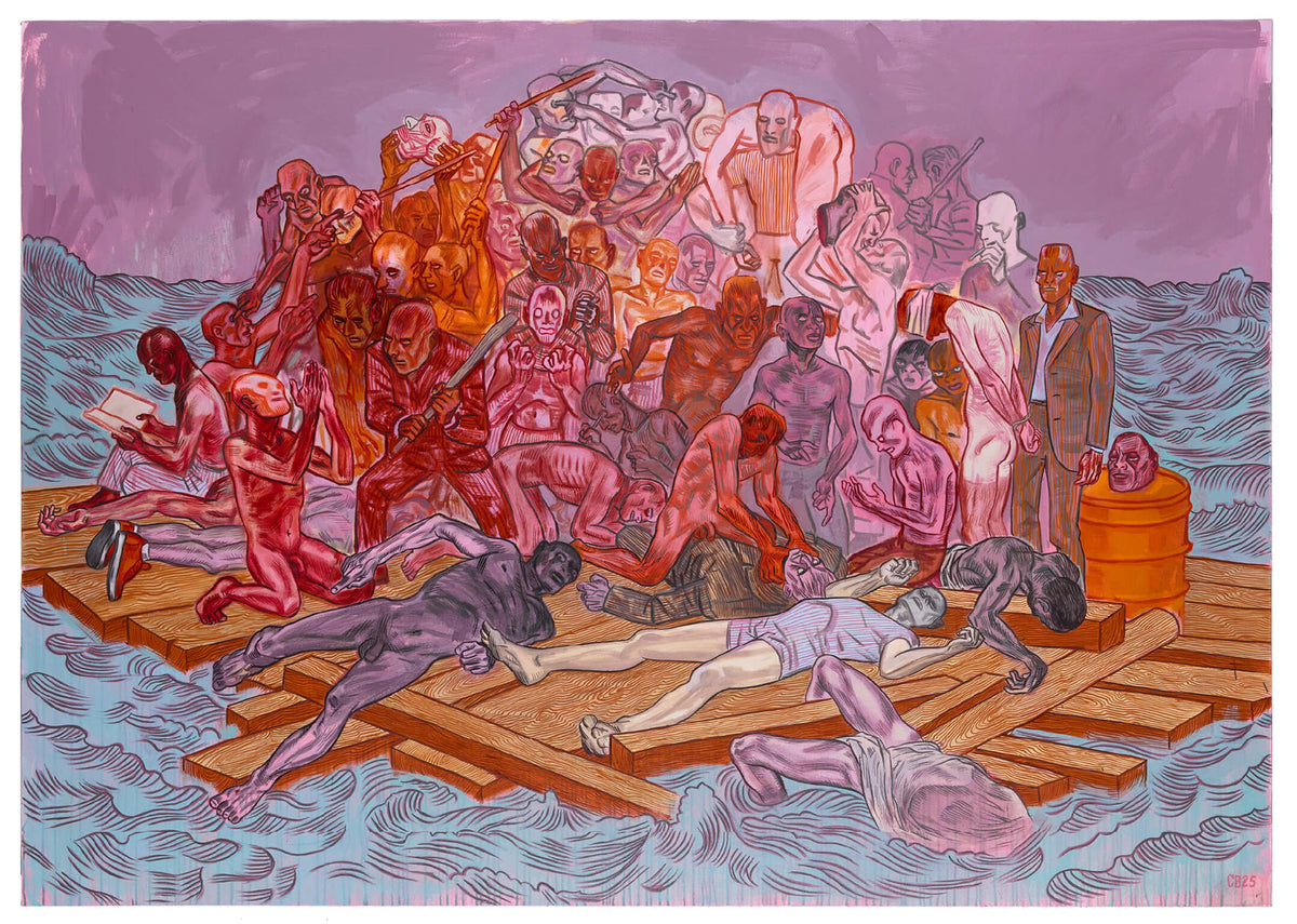 Conrad Botes Raft of the Medusa Painting